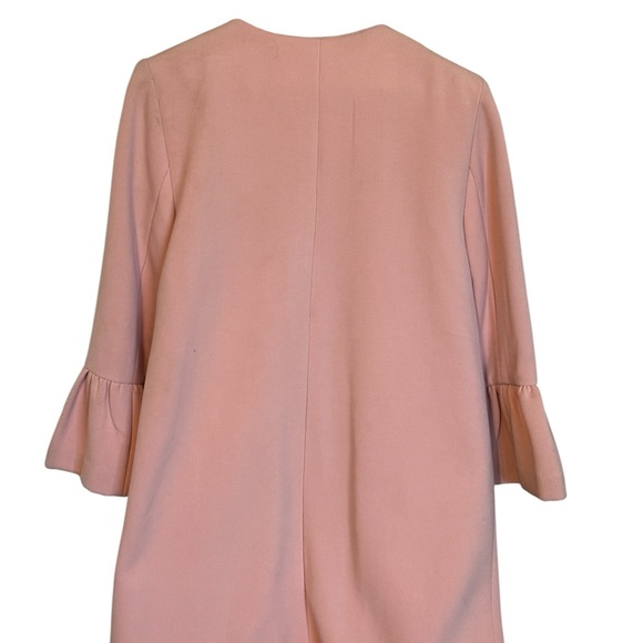 Catherine Malandrino Pink Ruffle-Sleeve Open Front Jacket - Picture 3 of 8